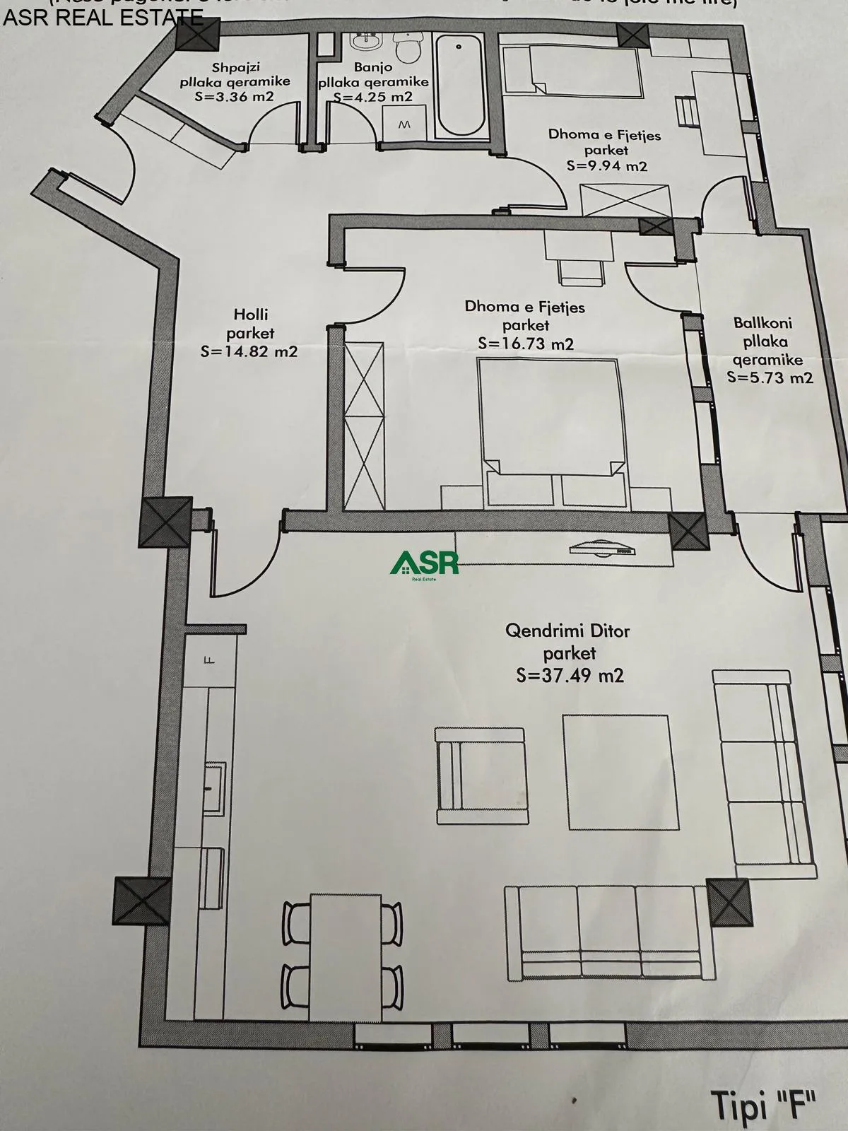 Ofrohet #banesa me siperfaqe 99 m² per #SHITJE në Vushtrri