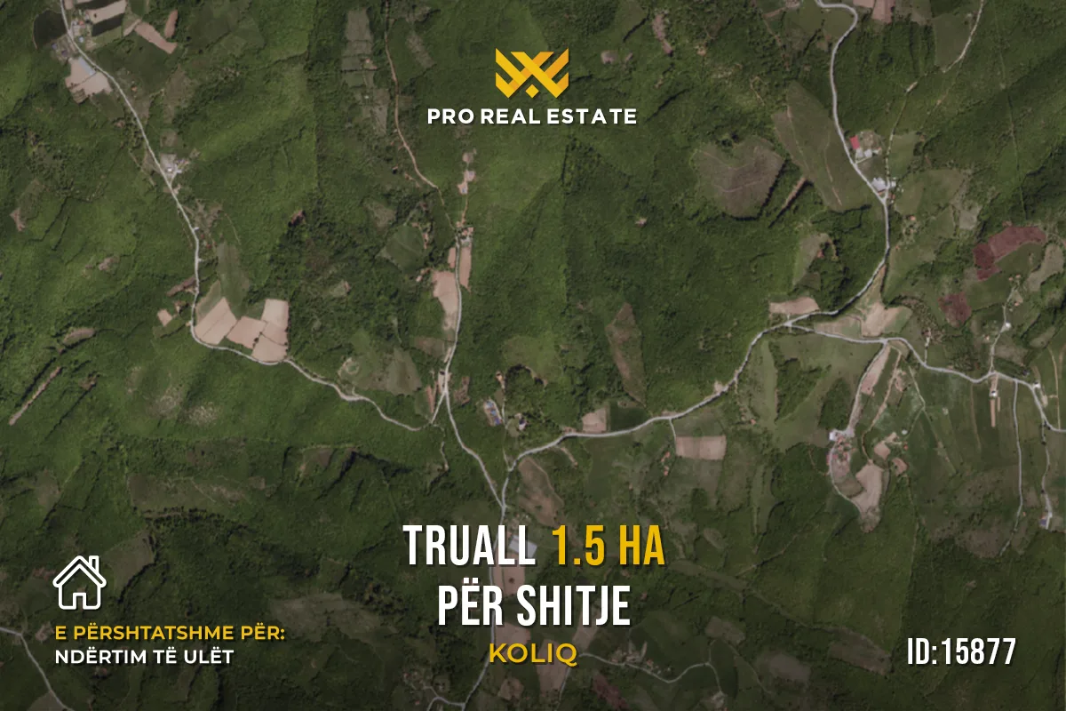 Truall 1.5 Ha për #SHITJE në Koliq