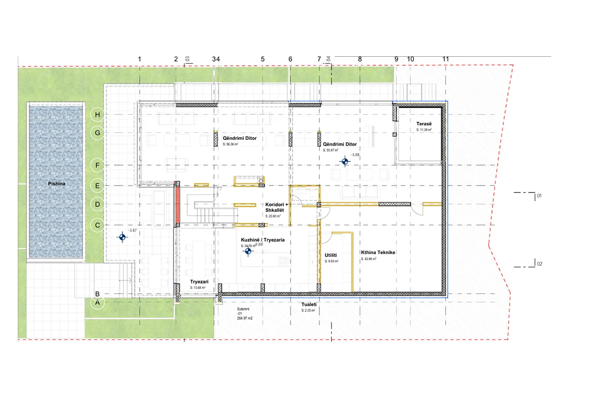 Shtëpi 700m² për #SHITJE në Lagjen Marigona Sun