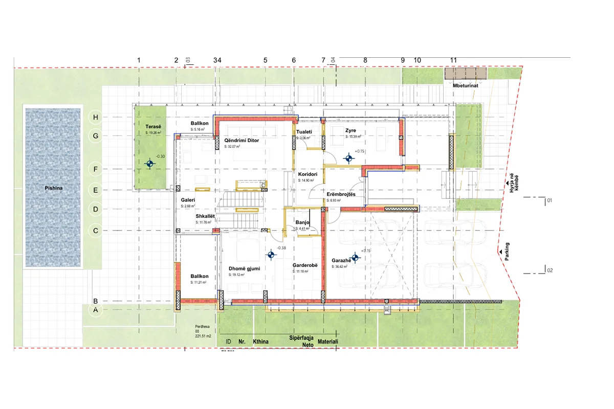 Shtëpi 700m² për #SHITJE në Lagjen Marigona Sun