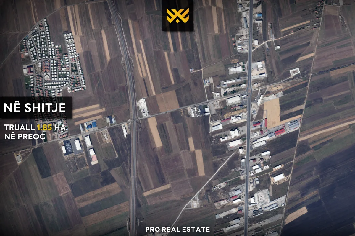 Truall 1.85 Ha për #SHITJE në Preoc.