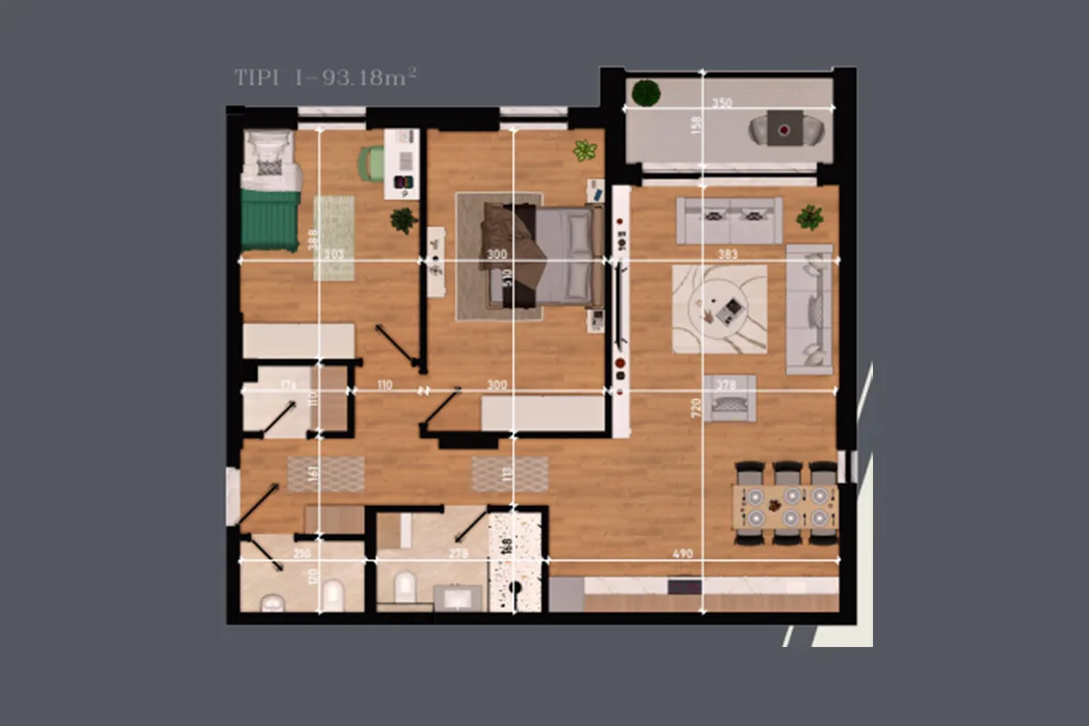Banesë 93.18m² për #SHITJE te Mati 1.
