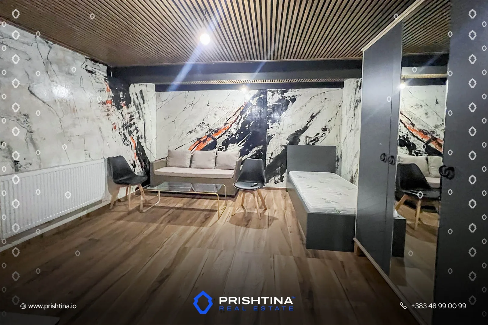 Banesë me qira 40m² në Qendër