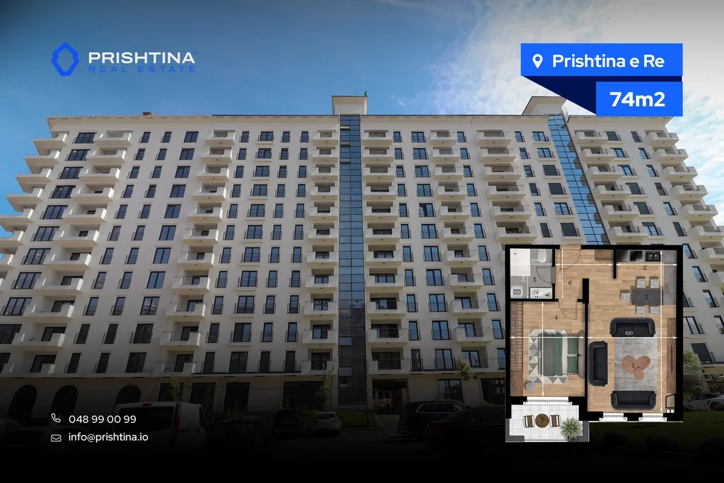 Banesë per #shitje 74m² te Prishtina e Re