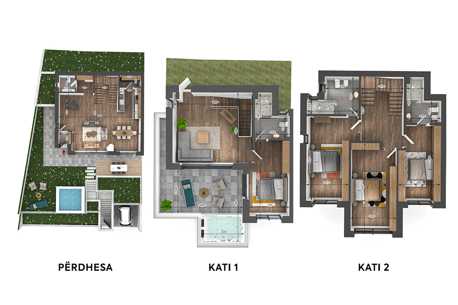 Shtëpi 289.49m² + 79.26m² në #SHITJE në Tokbashqe.