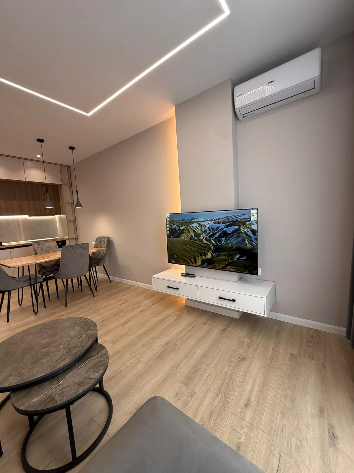 Apartament Me Qera 1+1 ne Yzberisht (ID B2101132) Tirane.