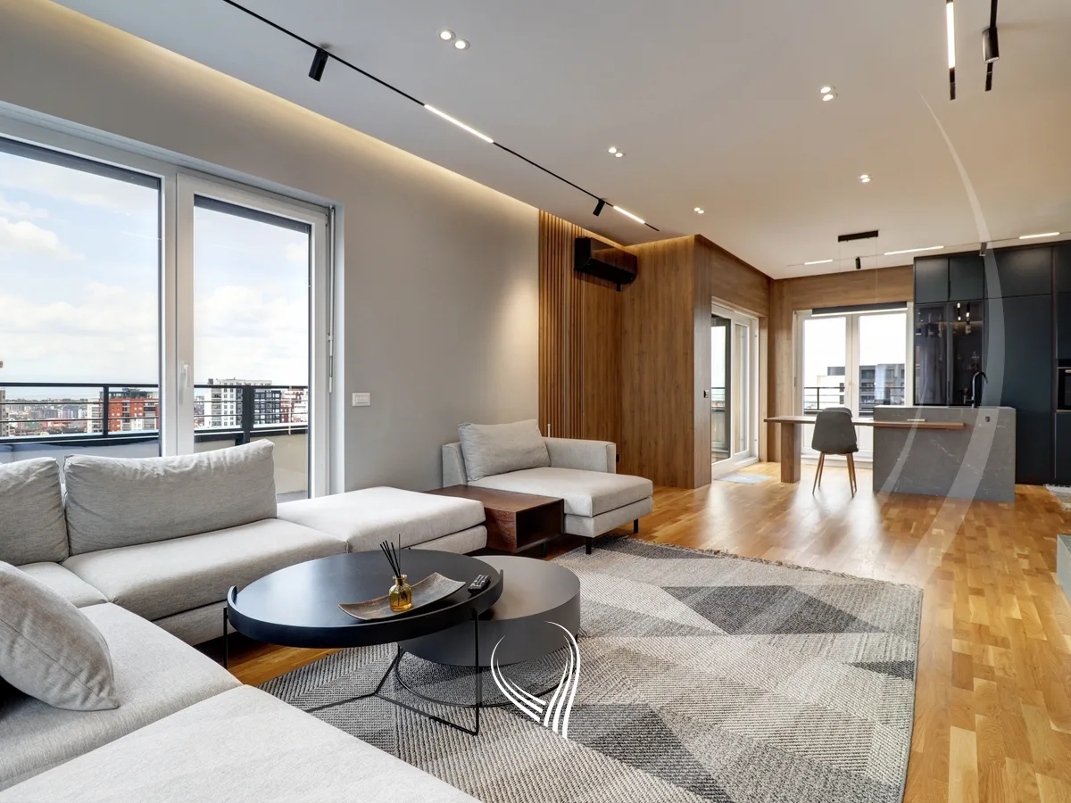 Penthouse me 3 dhoma gjumi me qira në lagjen Velania – Puhiza 3