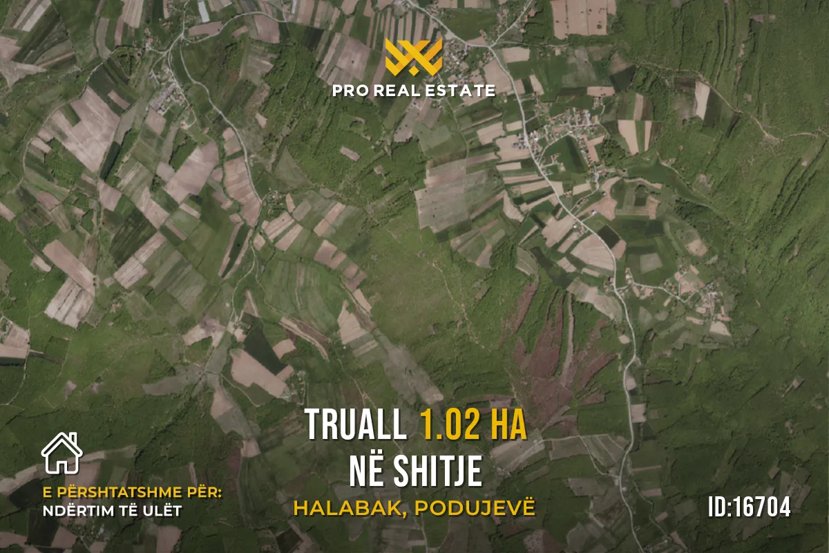 Truall 1.02 Ha për #SHITJE në Halabak