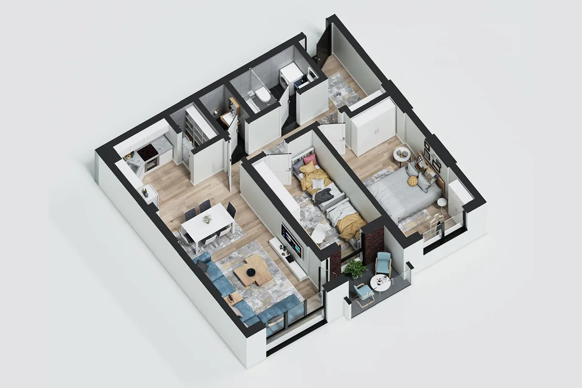 Banesë 88.53m² për #SHITJE te Prishtina e Re