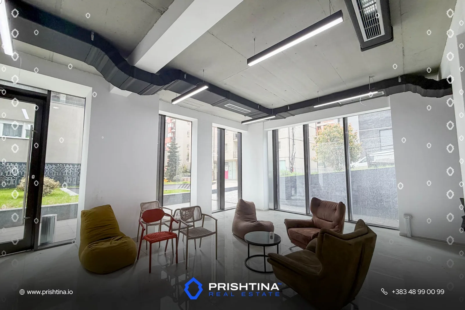 Lokal me qira 202m² në Muharrem Fejza