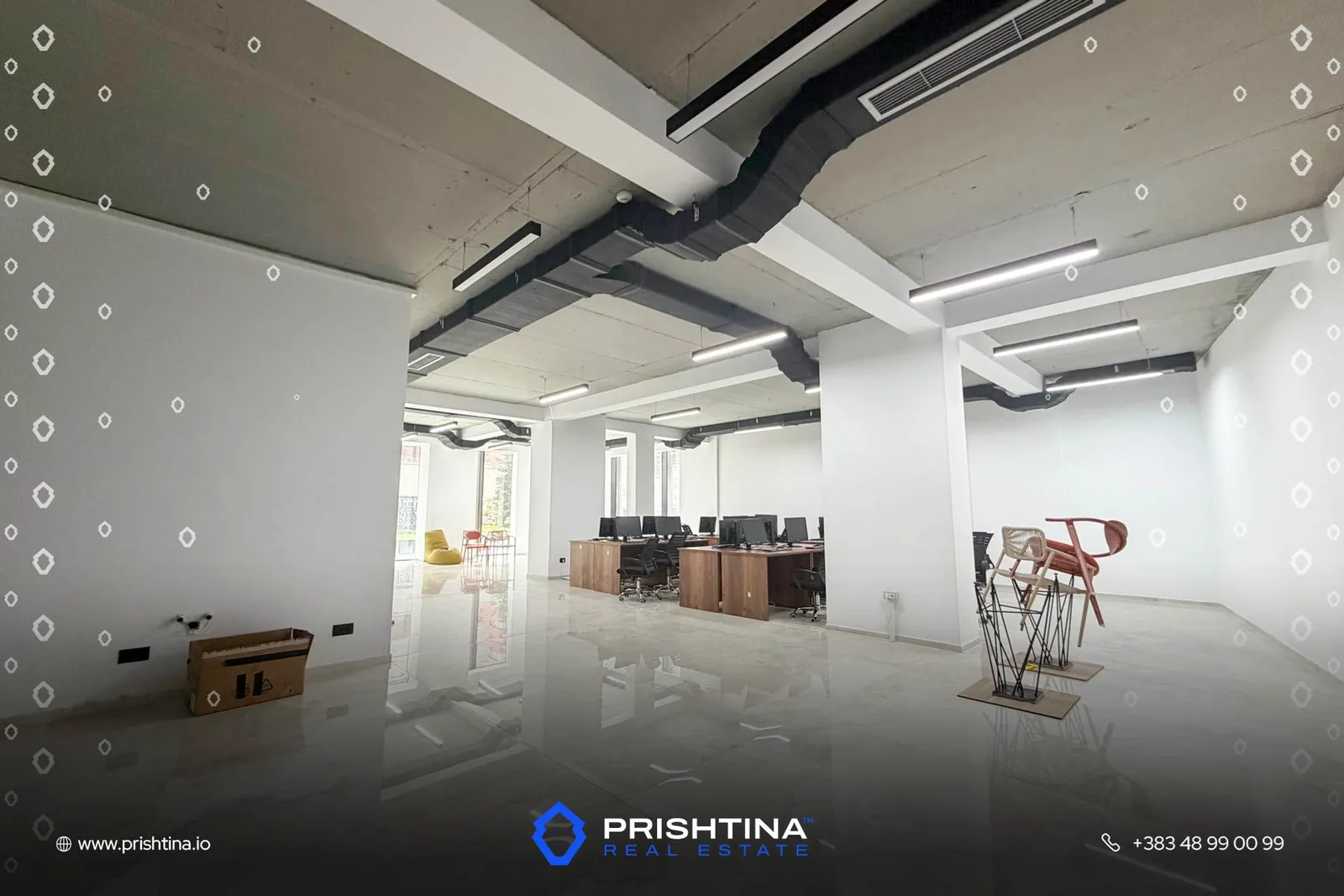 Lokal me qira 202m² në Muharrem Fejza