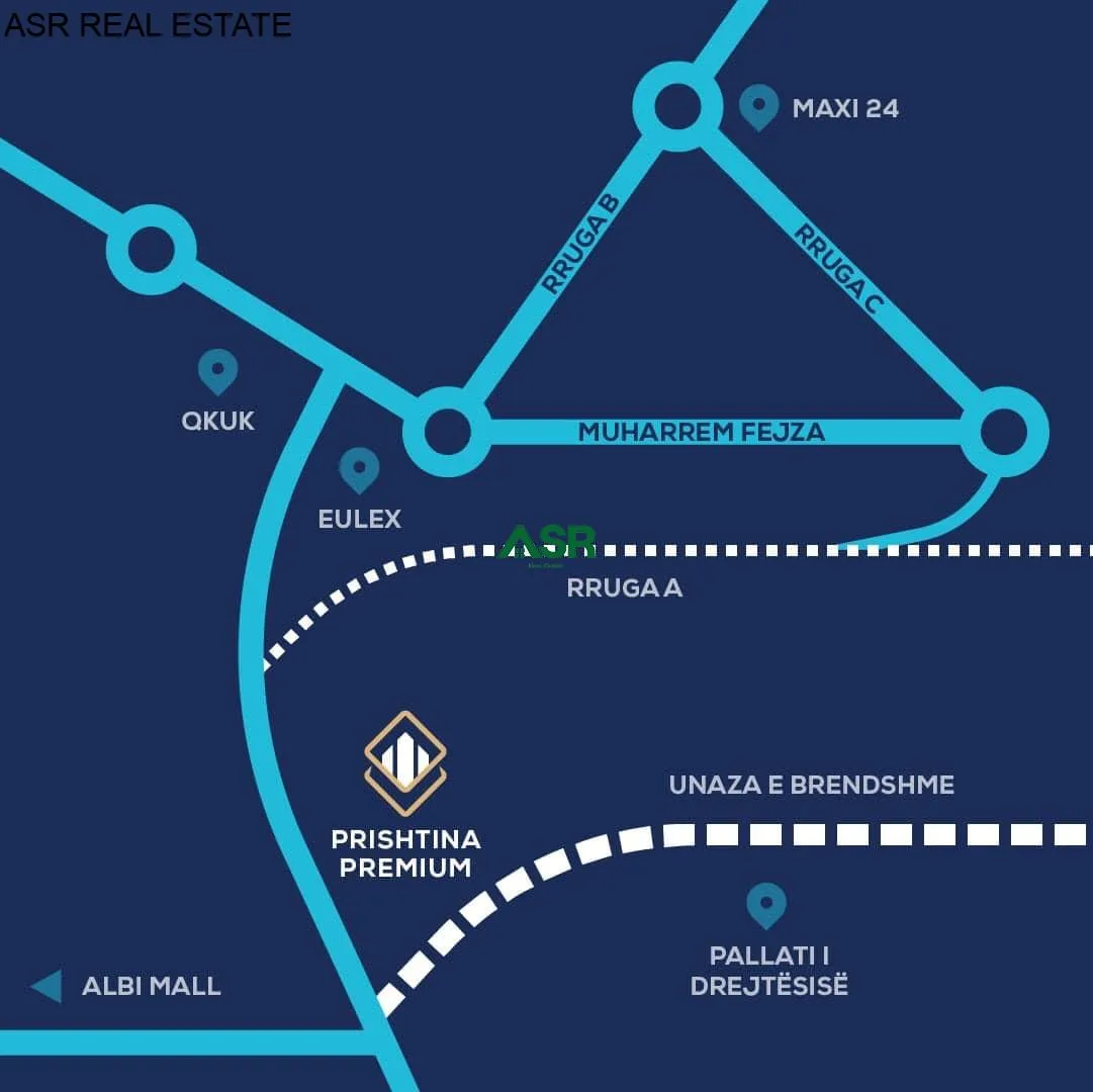 Ofrohet per shitje banesa në Prishtina Premium Residence ne lagjen Prishtina e Re.