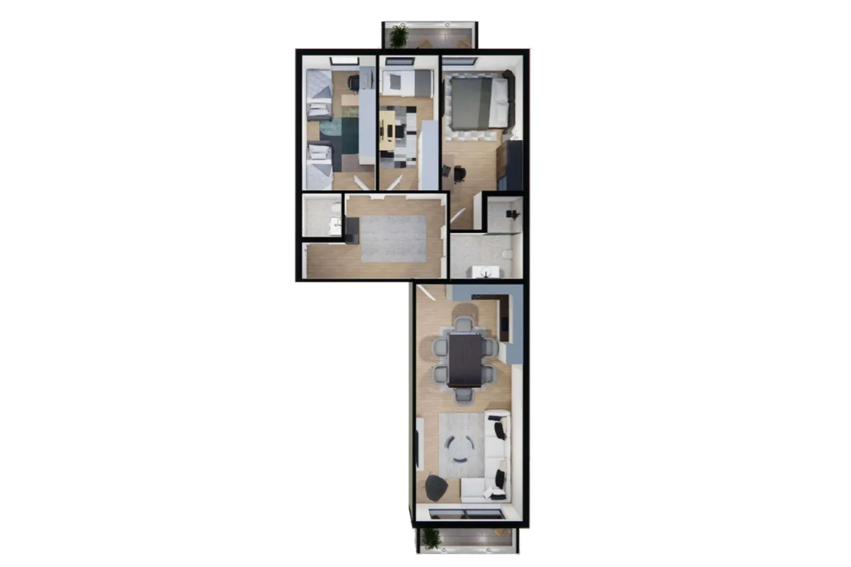Banesë 117.37m² për #SHITJE te Prishtina e Re.