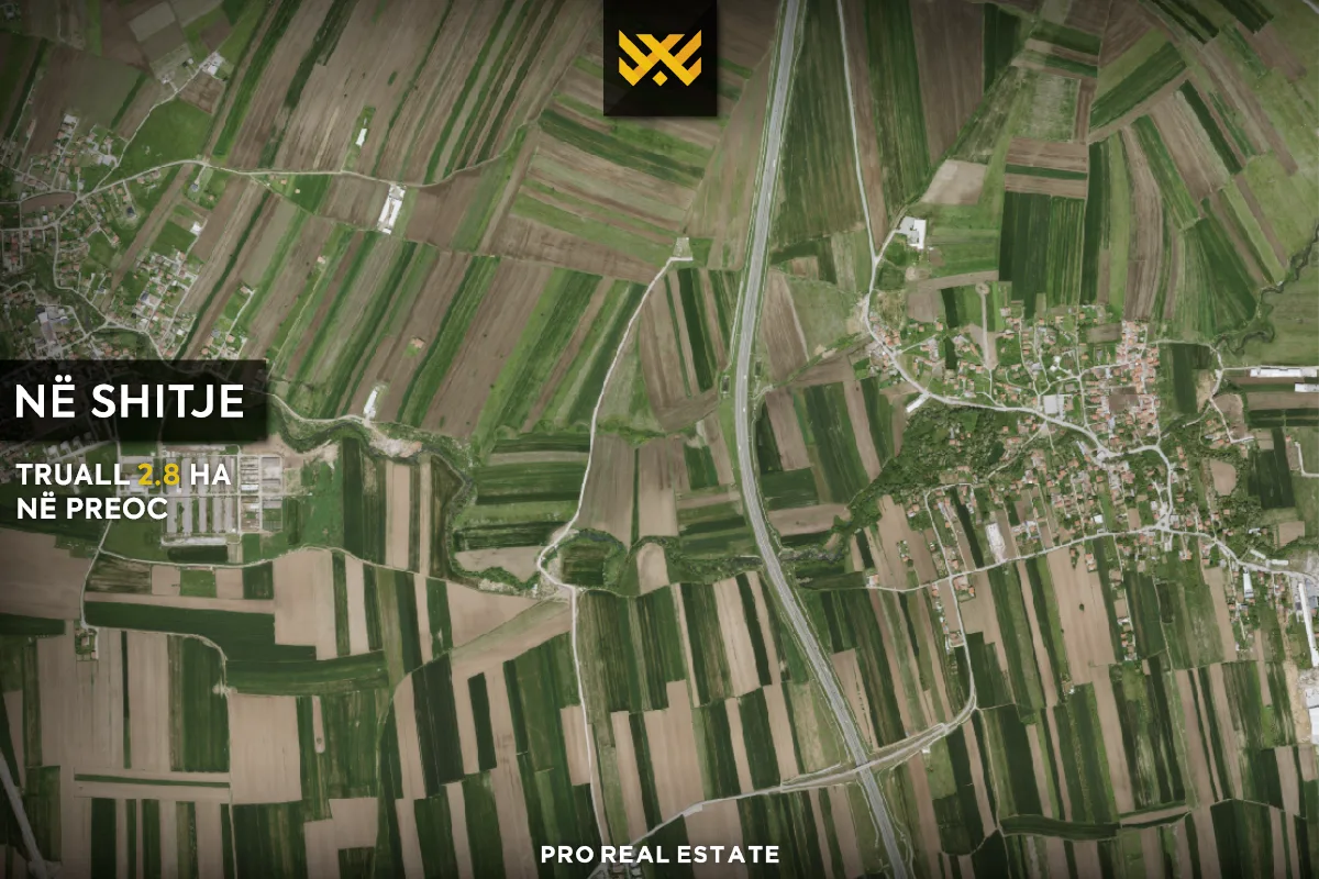 Truall 2.8 Ha për #SHITJE në Preoc.