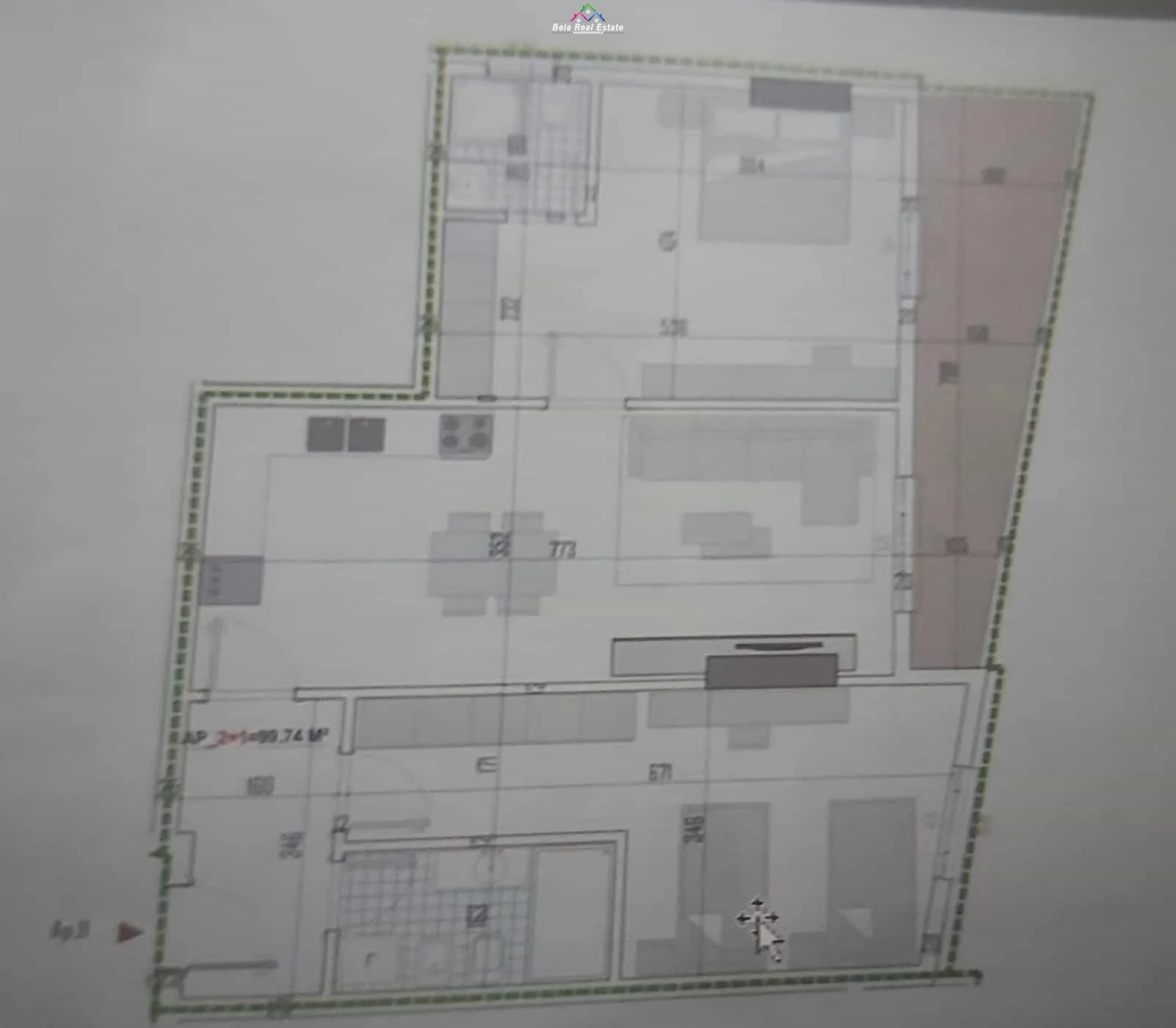 Apartament Ne Shitje 2+1 Ne Institut (ID B120785) Tirane