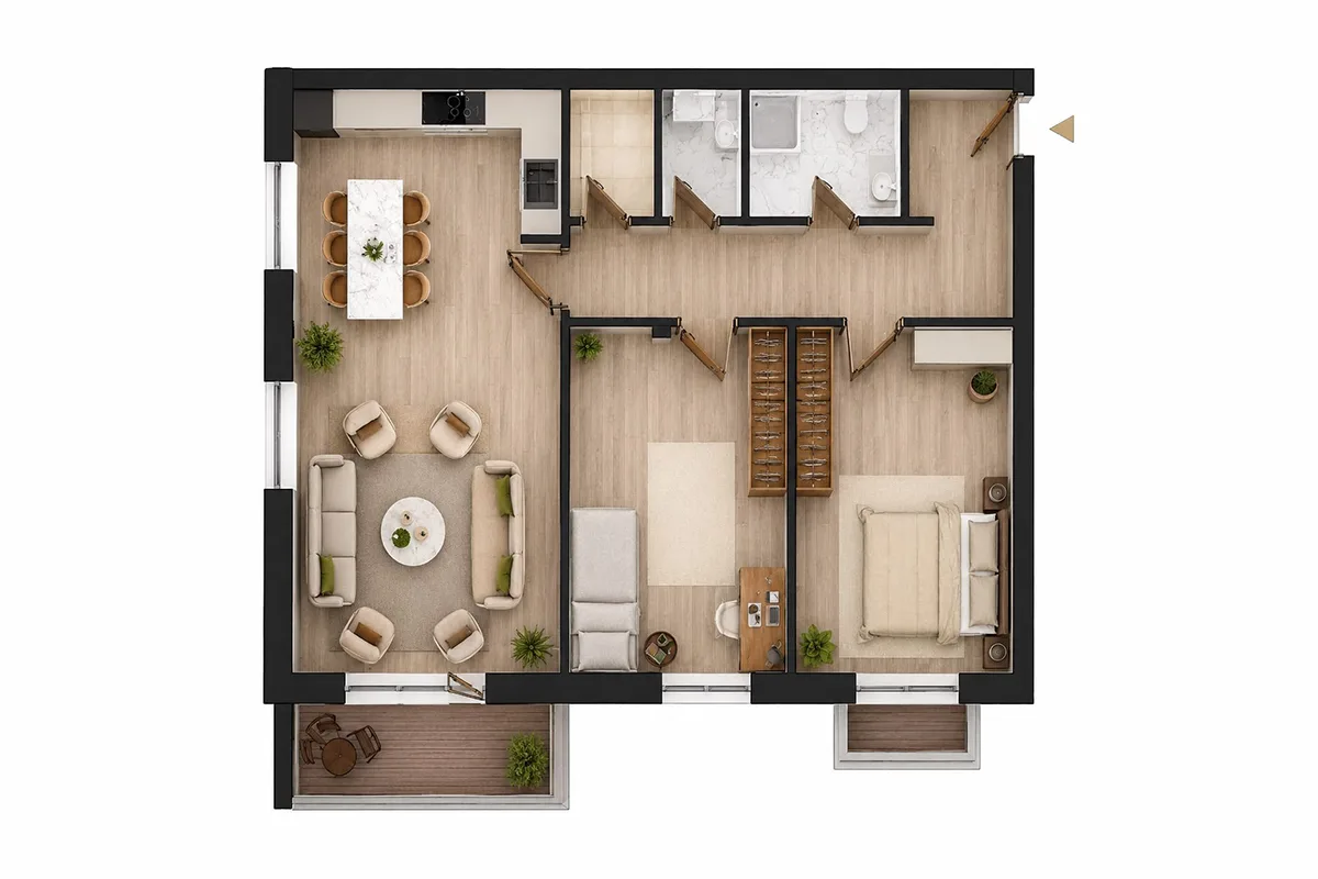 Banesë 102.33m² për #SHITJE te Prishtina e Re