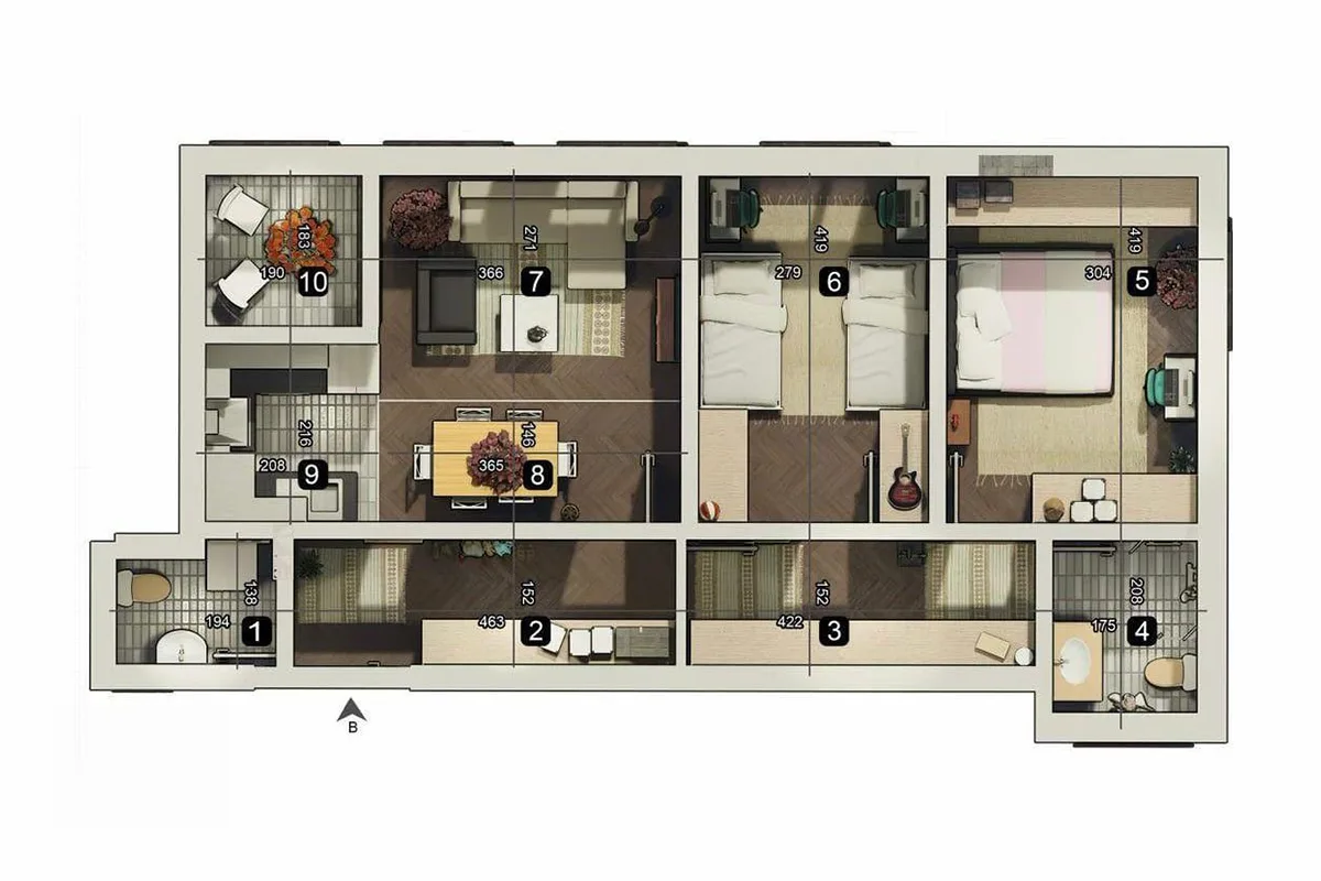 Banesë 81.88m² për #SHITJE te Rruga E.