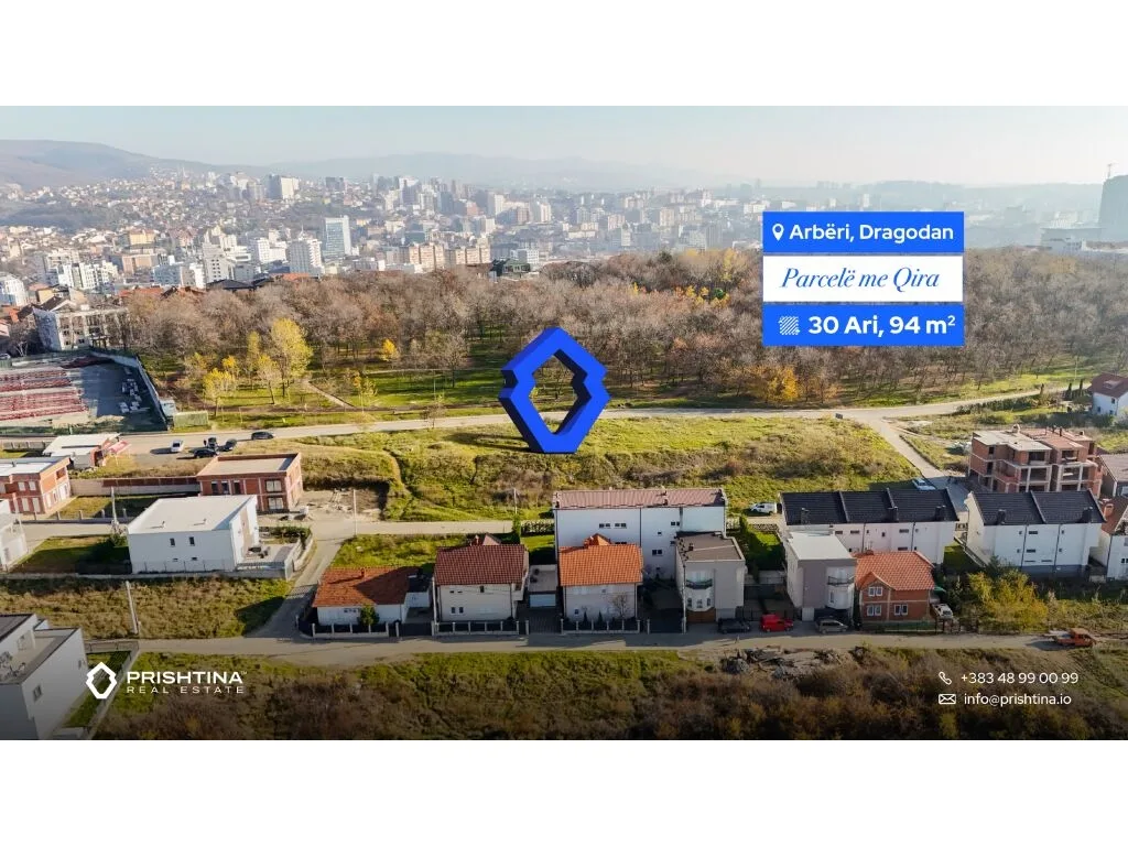 Parcelë me qira 30 ari në Arbëri/Dragodan