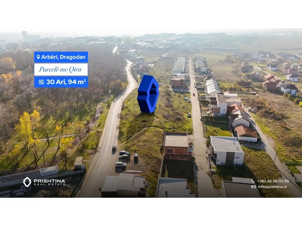 Parcelë me qira 30 ari në Arbëri/Dragodan