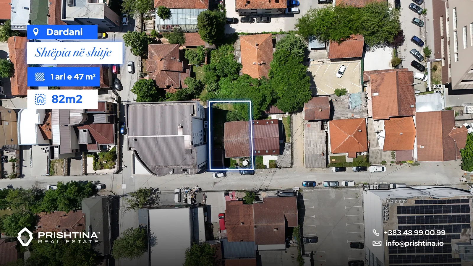 Shtëpi në #shitje 82m² me 1 ari e 47m² në Dardani 🏡✨