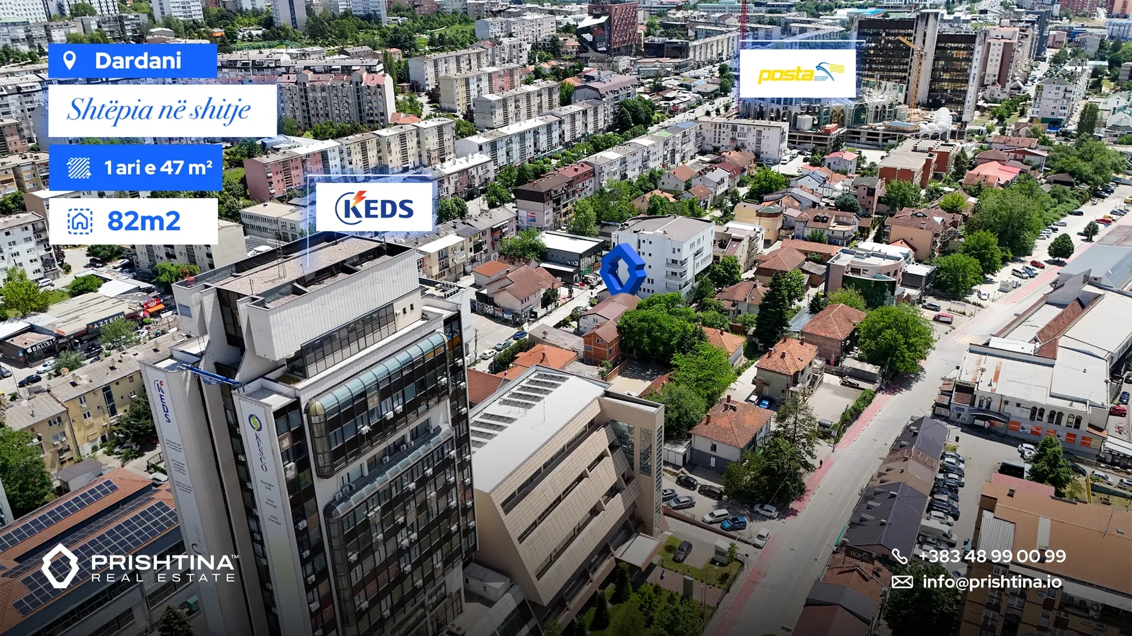 Shtëpi në #shitje 82m² me 1 ari e 47m² në Dardani 🏡✨