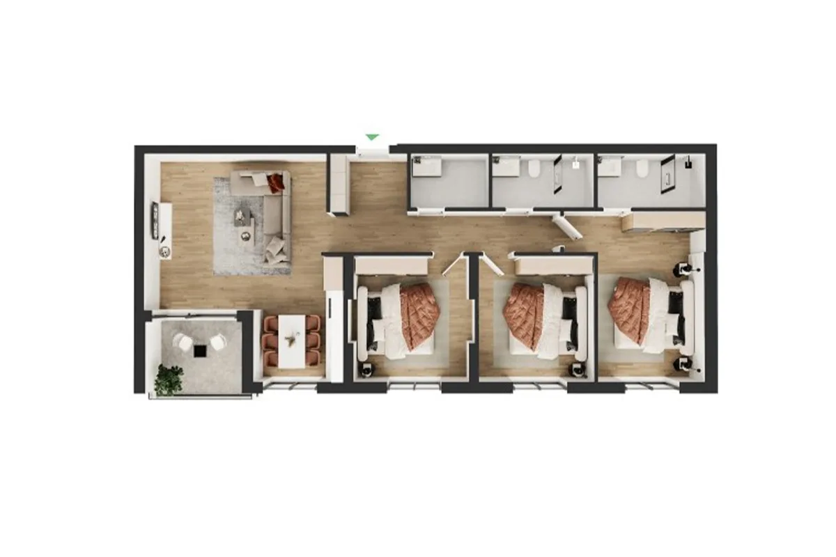 Banesë 124.47m² për #SHITJE te Prishtina e Re