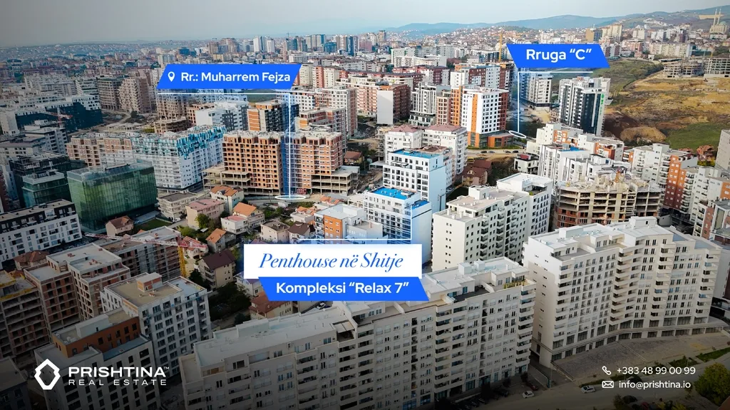 Penthouse në #shitje 145.36m² + 70m² terasë në Muharrem Fejza 🏡✨