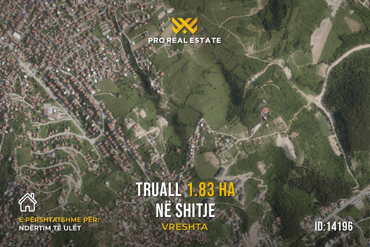 Truall 1.83 Ha për #SHITJE te Lagjja Vreshta
