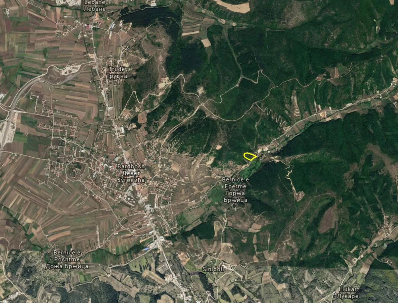 Truall 2.5 Hektar në #SHITJE në Bërnicë të Epërme