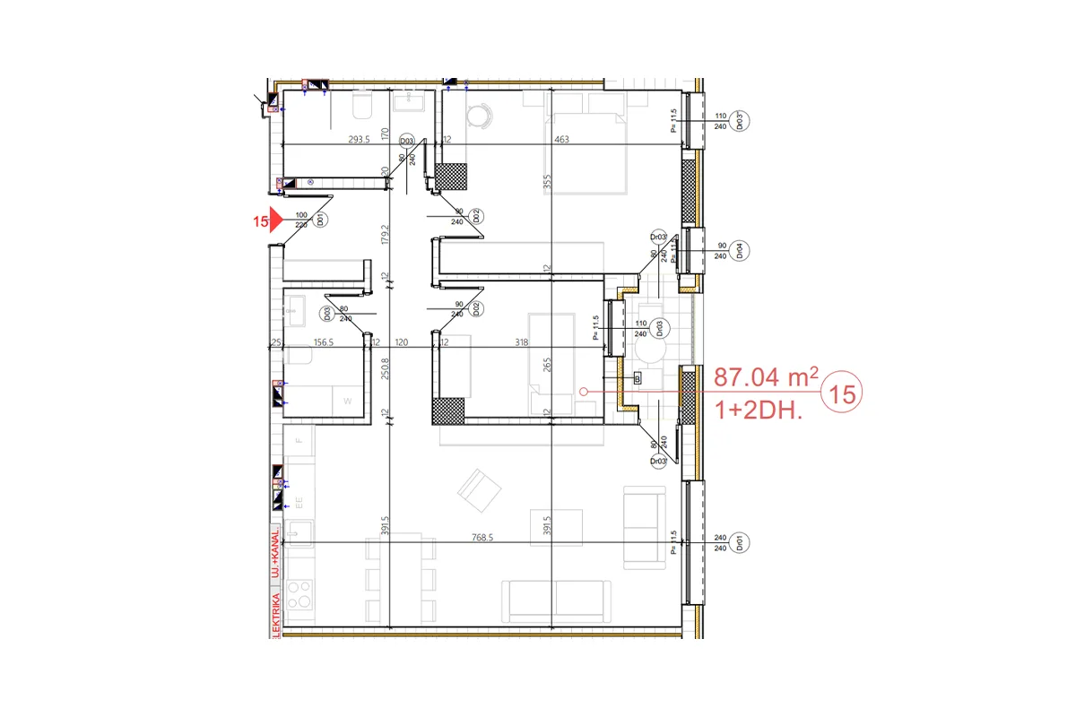 Banesë 87.04m² për #SHITJE në Prizren