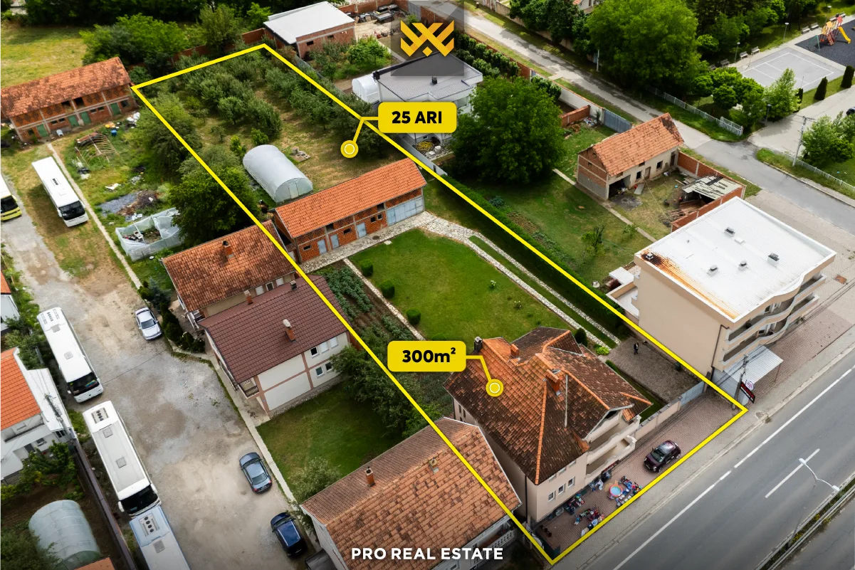 Truall 25 Ari dhe shtëpi 300m² për #SHITJE në Milloshevë
