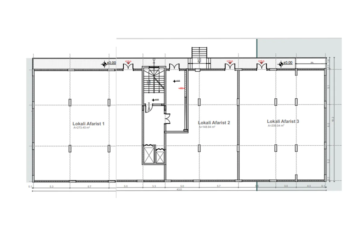 Lokal 631.38m² me #QIRA në Dragodan.
