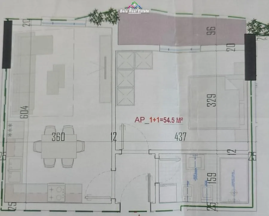 Apartament Ne Shitje 1+1 ne Paskuqan (ID B110427) Tirane