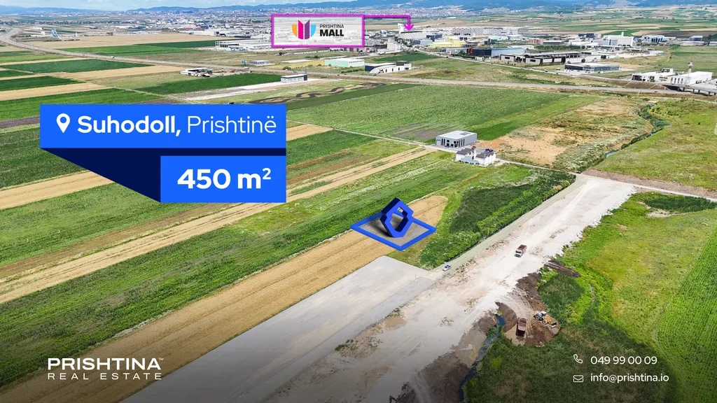 Parcelë në shitje 4,5 ari në Suhadoll