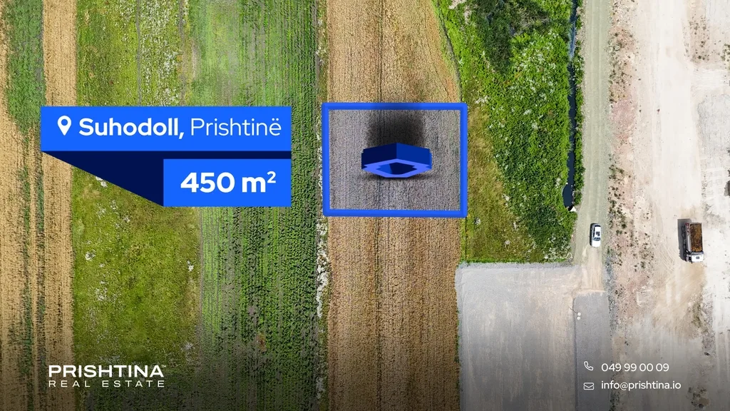 Parcelë në shitje 4,5 ari në Suhadoll