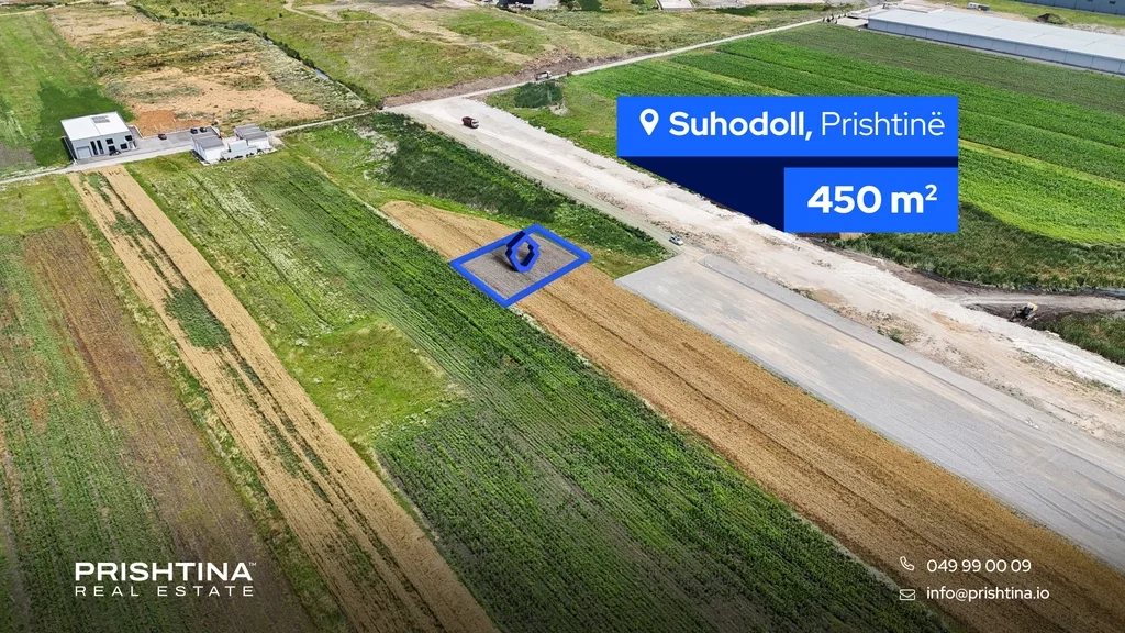 Parcelë në shitje 4,5 ari në Suhadoll