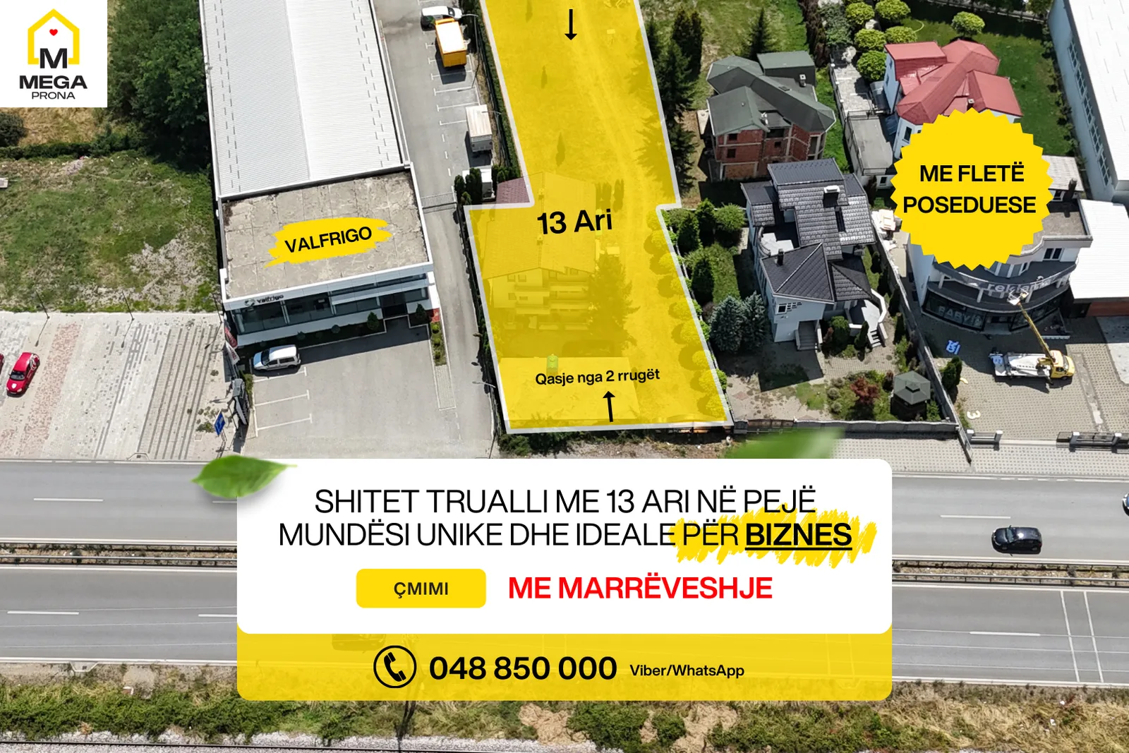 Trualli në shitje me 13 ari në Pejë, super lokacion për biznes