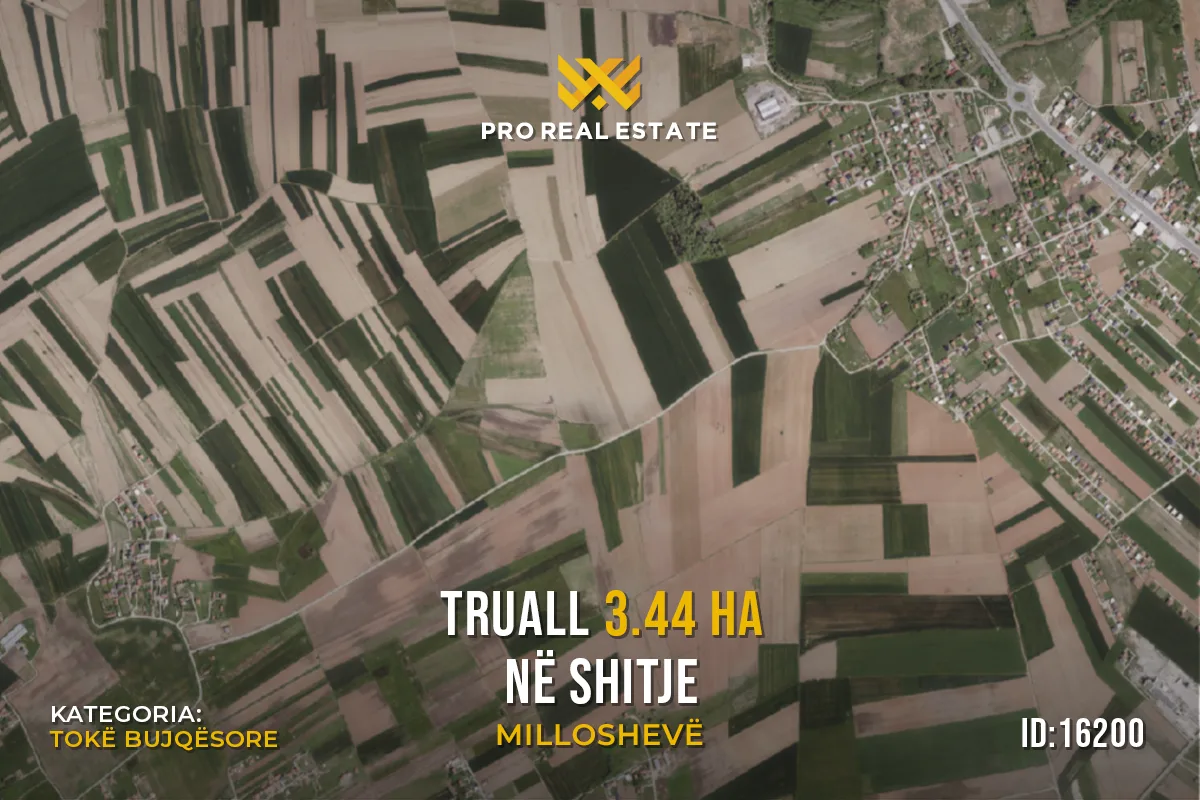 Truall 3.44 Ha për #SHITJE në Milloshevë