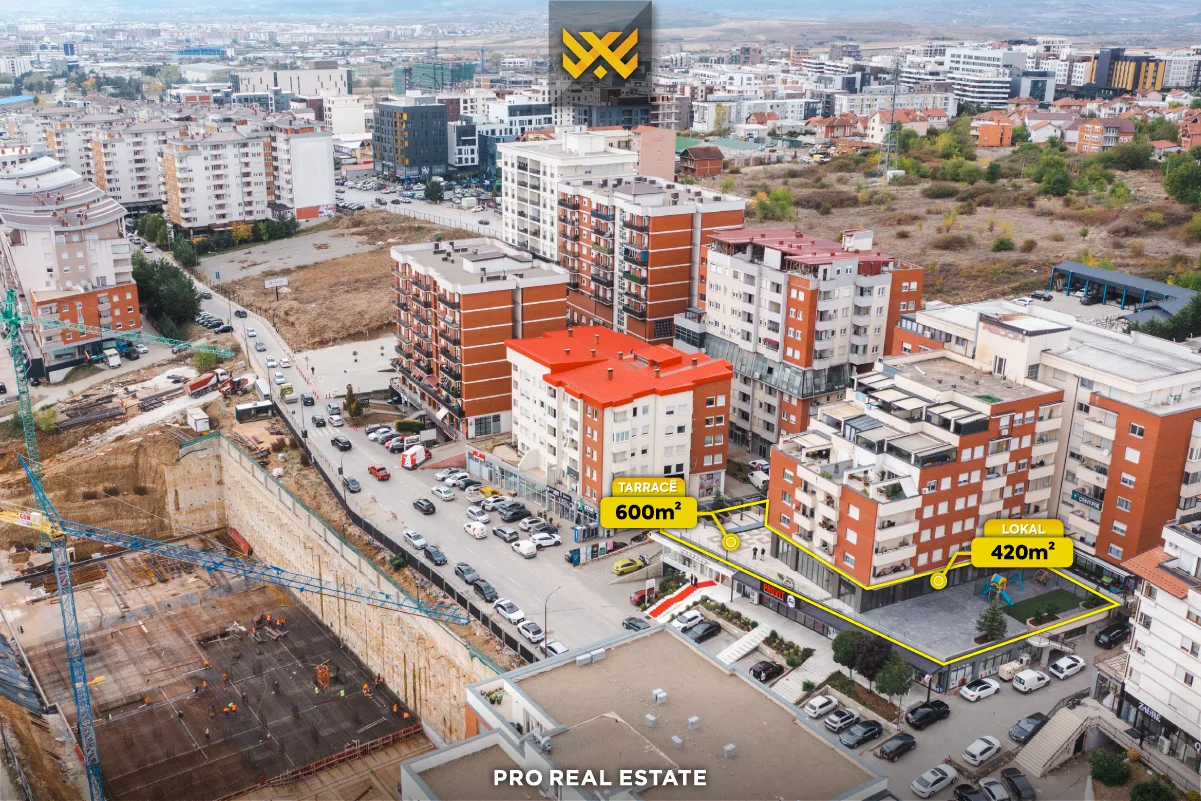 Lokal 420m² me #QIRA në Dragodan