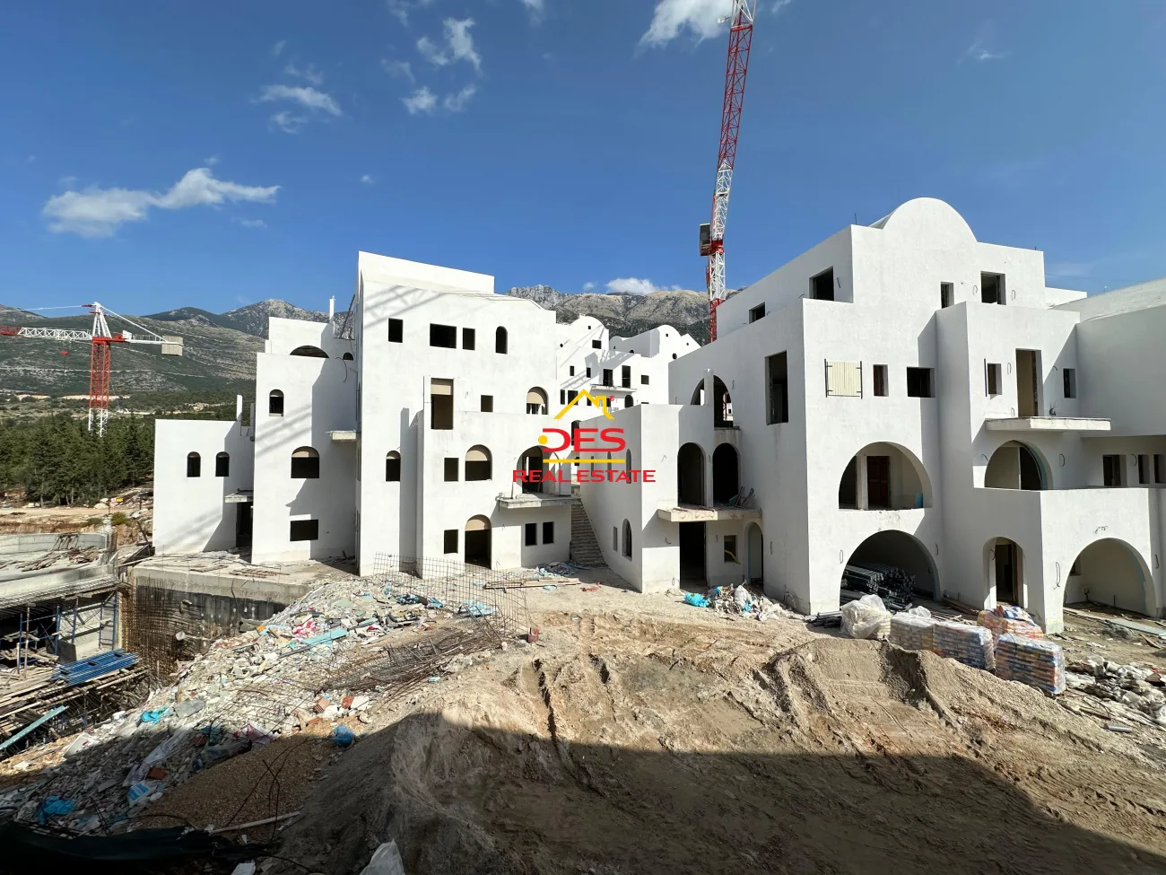Shitet apartament 1+1 rresht i pare nga deti ne rezidencen “santorini” 🌊🌅