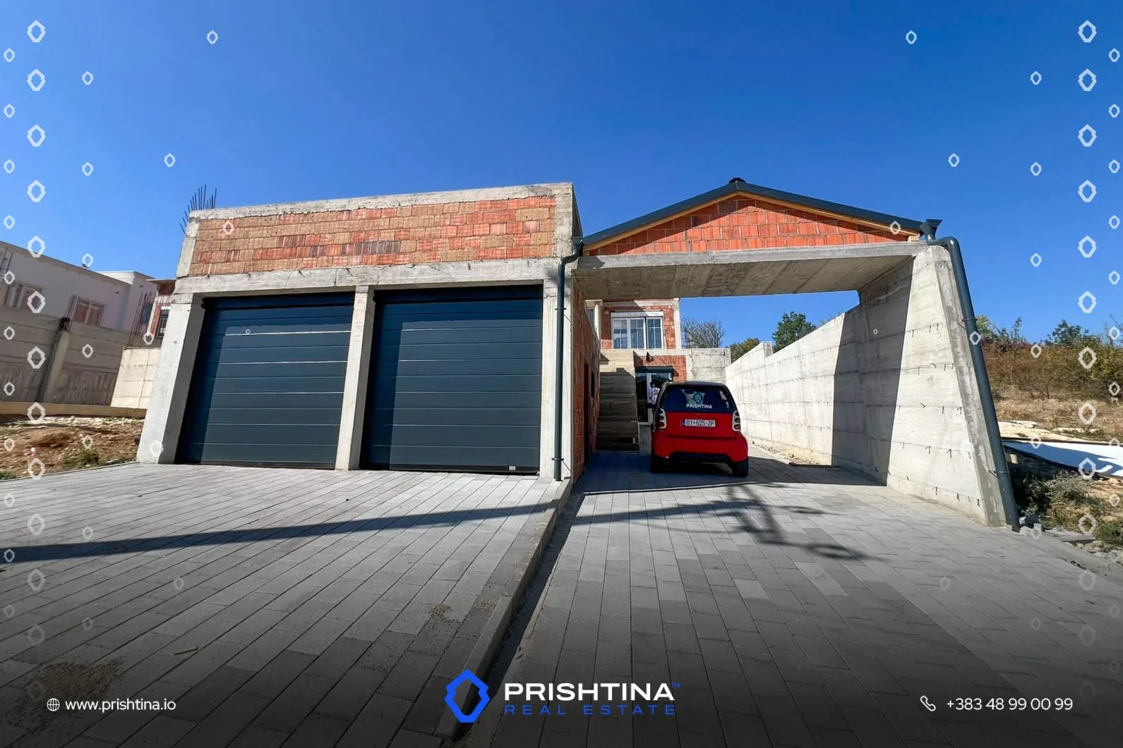 Shtëpi në shitje 500m² + 2 ari oborr në Bërnicë të Epërme