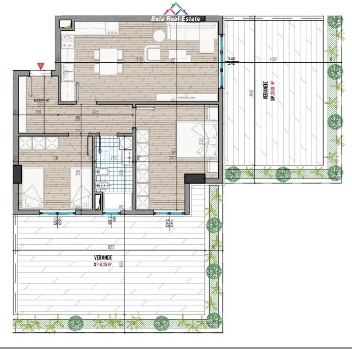 Apartament Ne Shitje 2+1 Tek Kompleksi Univers City (ID B120728) Tirane