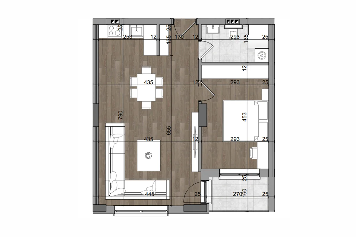 Banesë 64.27m² në #SHITJE te Prishtina e Re.