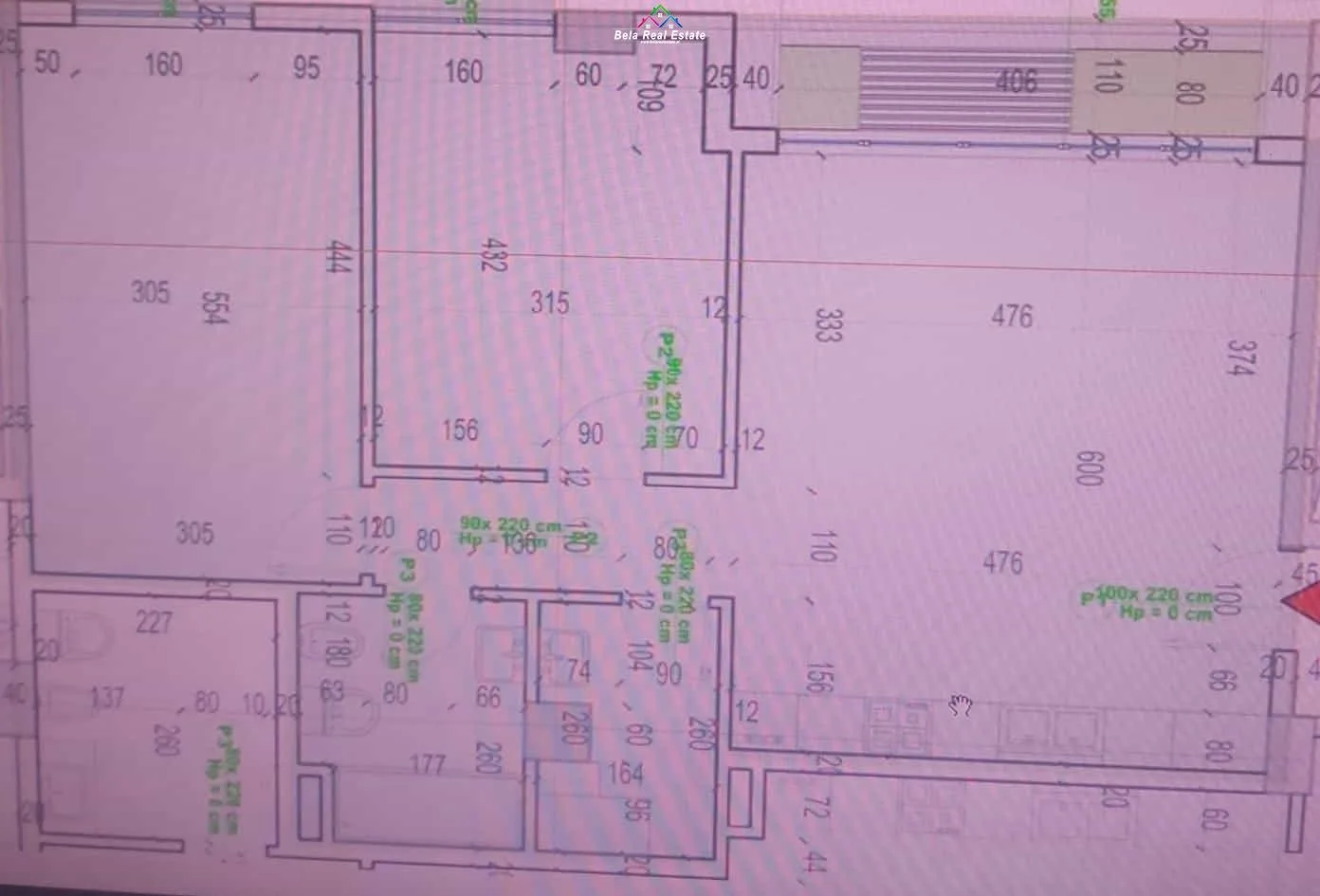 Apartament Ne Shitje 2+1 Ne Porcelan ( ID B120806) Tirane