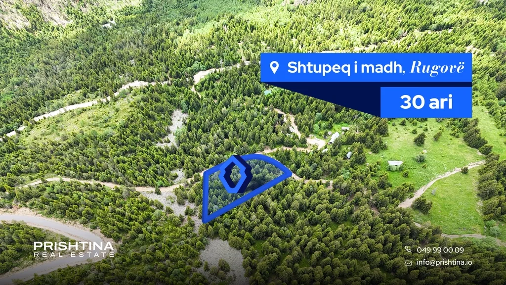 Truall në shitje 30 Ari në Shtupeq i Madh - Rugovë