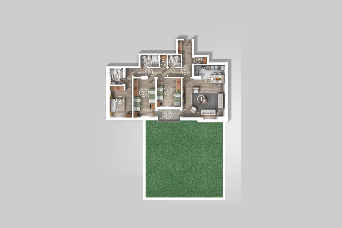 Banesë 132.8m² për #SHITJE te Prishtina e Re.