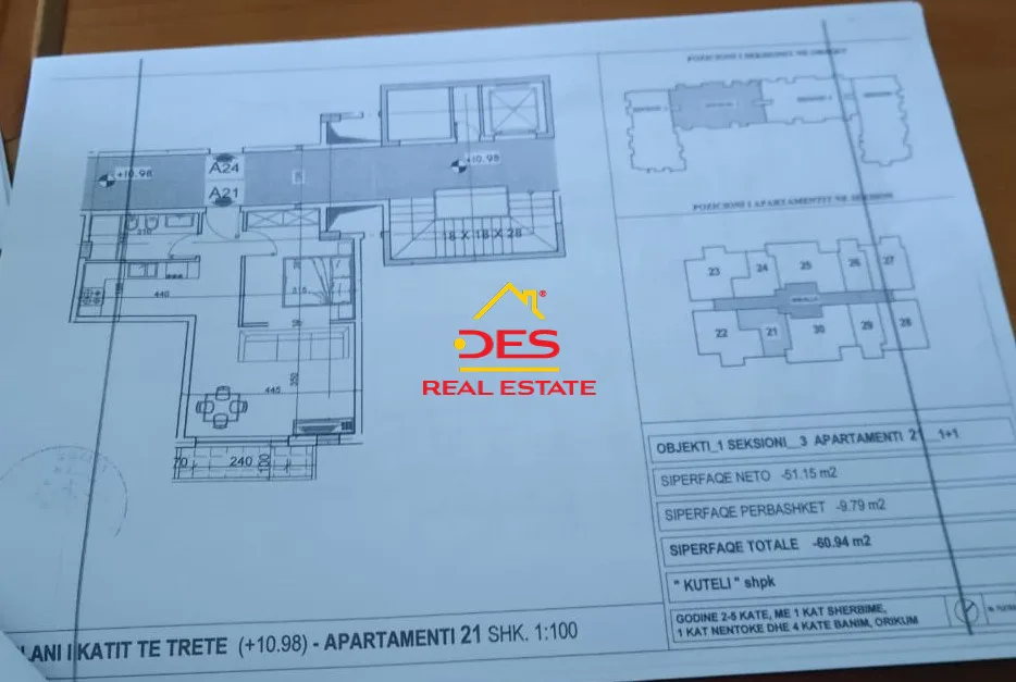 Shitet apartament 1+1 me këste në orikum
