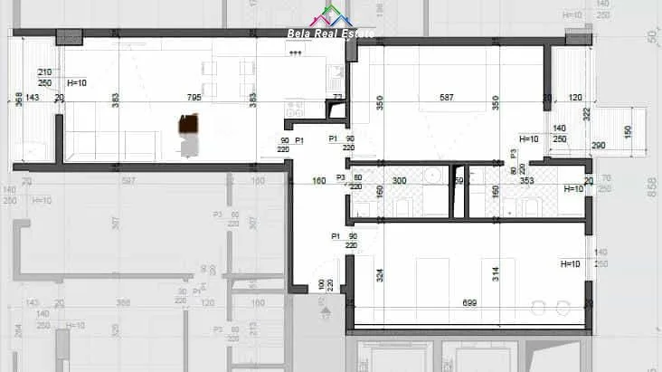 Apartament Ne Shitje 2+1 Tek Fusha e Aviacionit (ID B120767) Tirane