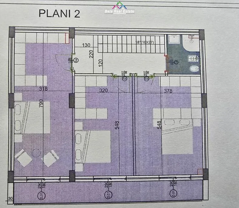 Vile 2 Kateshe Per Shitje Ne Farke (ID BV0138) Tirane