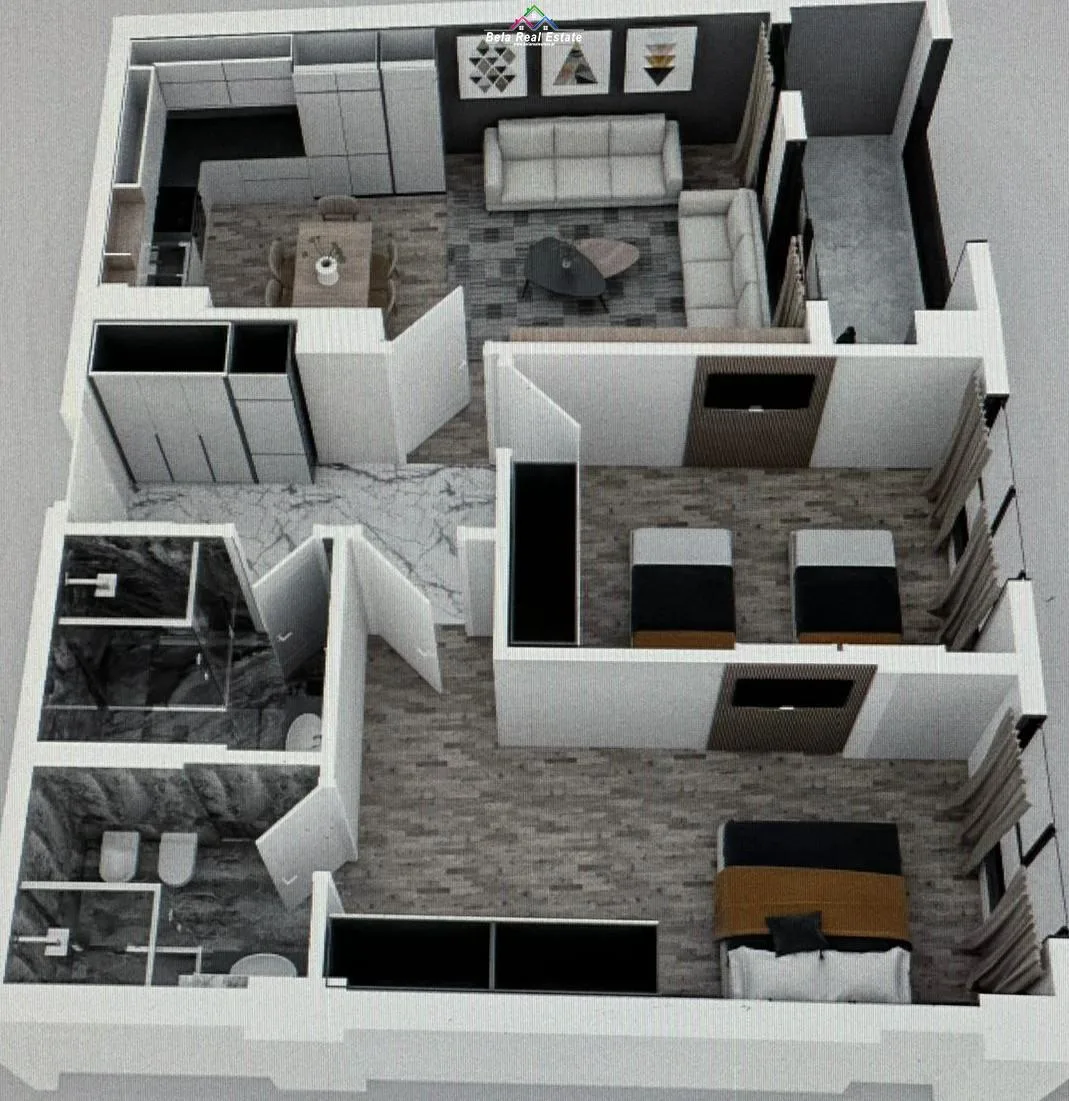 Apartament Ne Shitje 2+1 Tek Stacioni i Trenit (ID B120509) Tirane